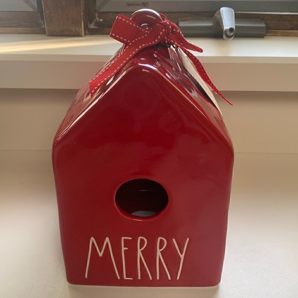 Rae Dunn “Merry” Birdhouse